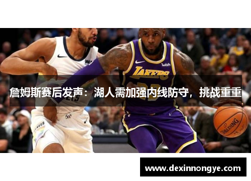 詹姆斯赛后发声：湖人需加强内线防守，挑战重重